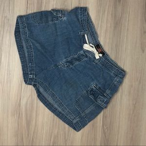 American eagle outfitters dungarees denim shorts
